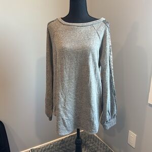 Sparkle Sleeve Sweatshirt